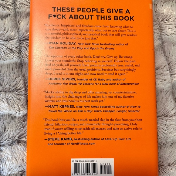 2/$35 - THE SUBTLE ART OF NOT GIVING A F-CK - Picture 2 of 4